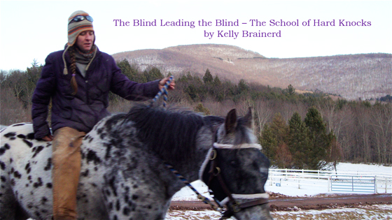The Blind Leading the Blind – The School of Hard Knocks
by Kelly Brainerd